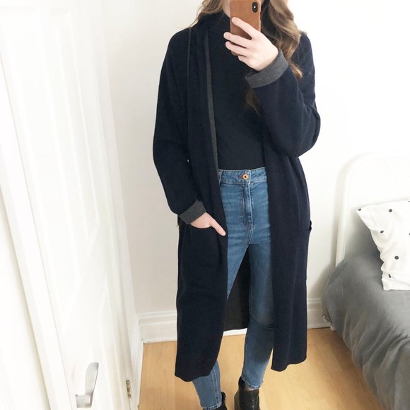 Aritzia Babaton Lance Extra Long Cardigan Sweater - Picture 5 of 11